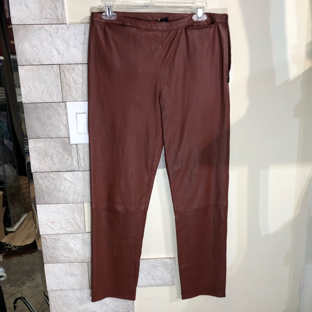 PIAZZA SEMPIONE LEATHER PANTS